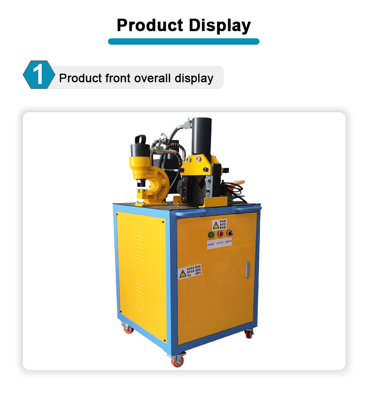 vhb 95 three in hydraulic angle steel cutting punching bending machine-5
