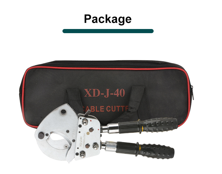 xd j 40 hydraulic ratchet cable cutter for acsr 40mm-8
