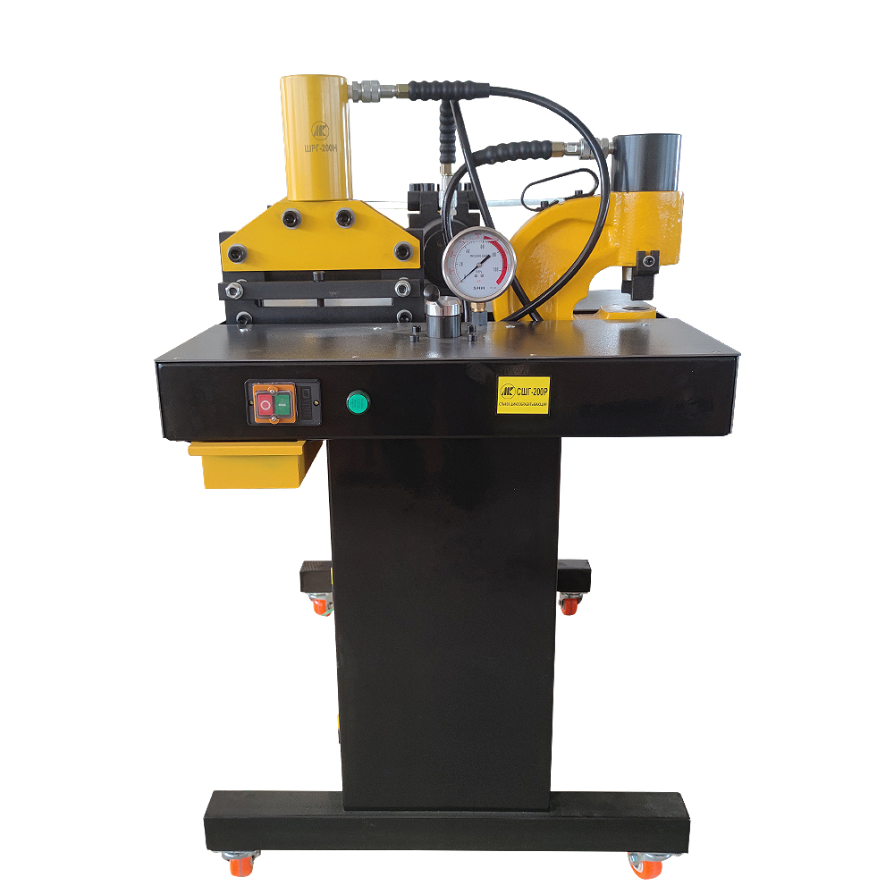 DHY-401 Four -in-one Hydraulic Busbar Cutting Punching Bending Machine