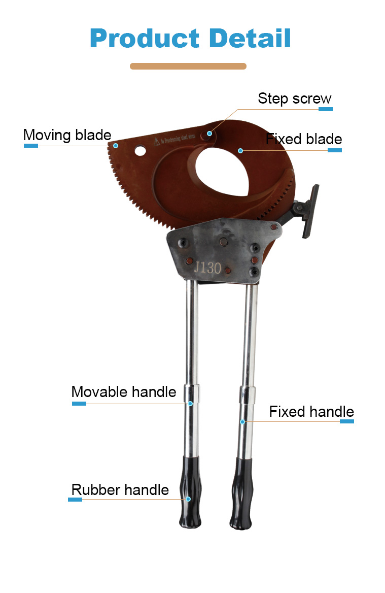 j130 ratchet cable cutter 130mm-4