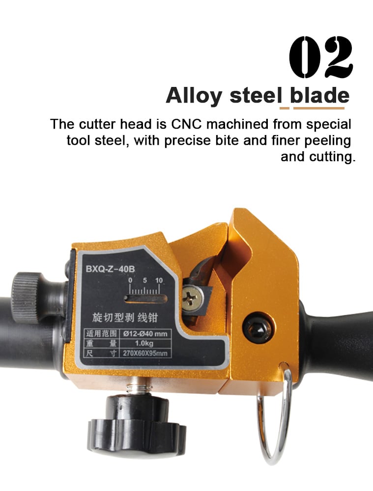 bxq 40b cable stripping tool peeling knife-6