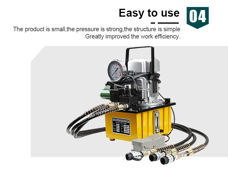 hhb 700d3 electric pump high pressure 700 bar three action hydraulic power source-7