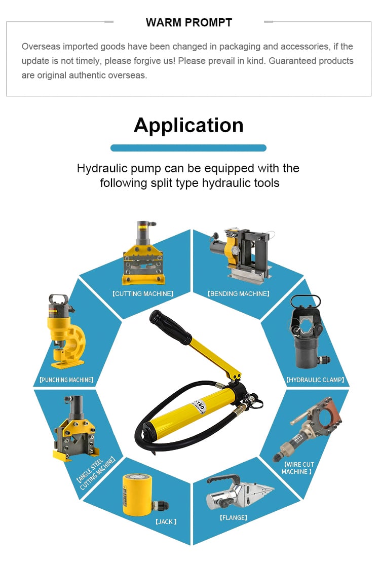 portable cp 180 hydraulic metal manual pump 700 bar high pressure oil pumps food water processing motor power supply machining-3