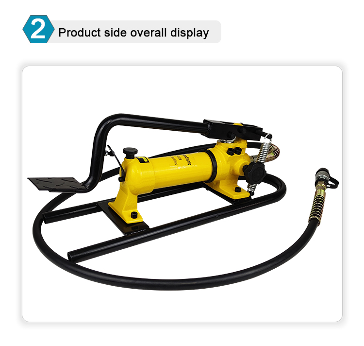 cfp 800 portable hydraulic foot pump 700bar high pressure metal construction for industrial oil transfer oem support-5