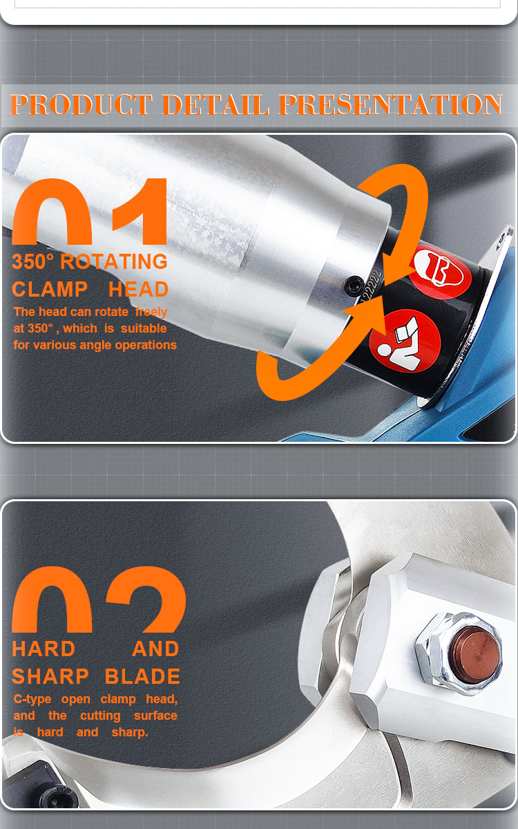 85c cutting crimping 2 in 1 battery electric powered hydraulic tool261-8