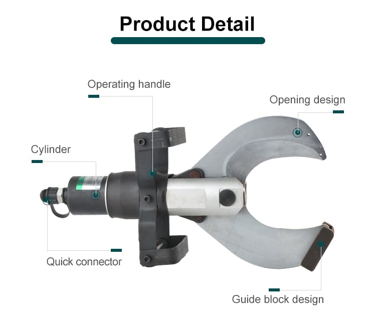 cpc 120c split hydraulic cable cutter with opening c type cutting head-4
