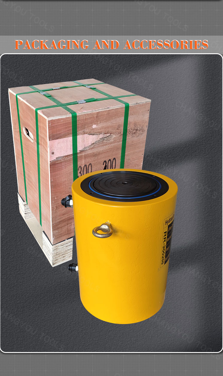 rr 300200 300 ton double acting long stroke hydraulic cylinder jack-9
