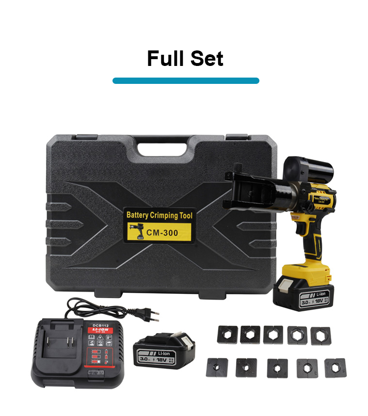 cm 300 rechargeable hydraulic clamp electro hydraulic crimping tool-3