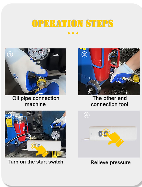 qq 700b portable single action hydraulic pump dc 220v battery power pack-8