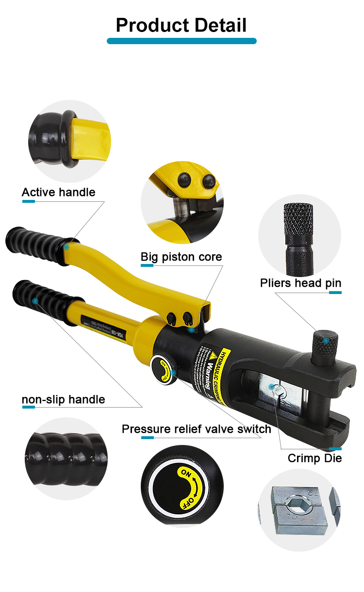 yqk 120 hydraulic cable lug crimping tool-2