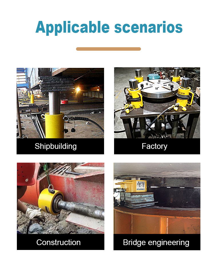 ras 10100 single action 10 ton aluminum hydraulic jack cylinder-3