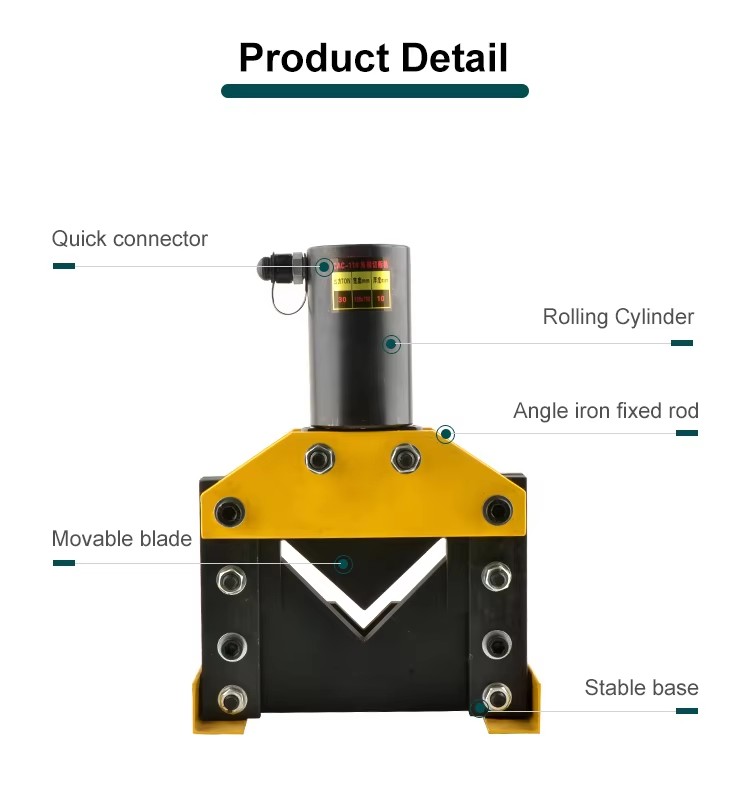 cac 110 hydraulic angle iron cutting machine up to 11011010-5