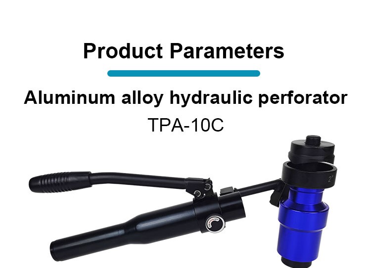 tpa 10c hydraulic manual steel hole drilling machine hand hole digger-1