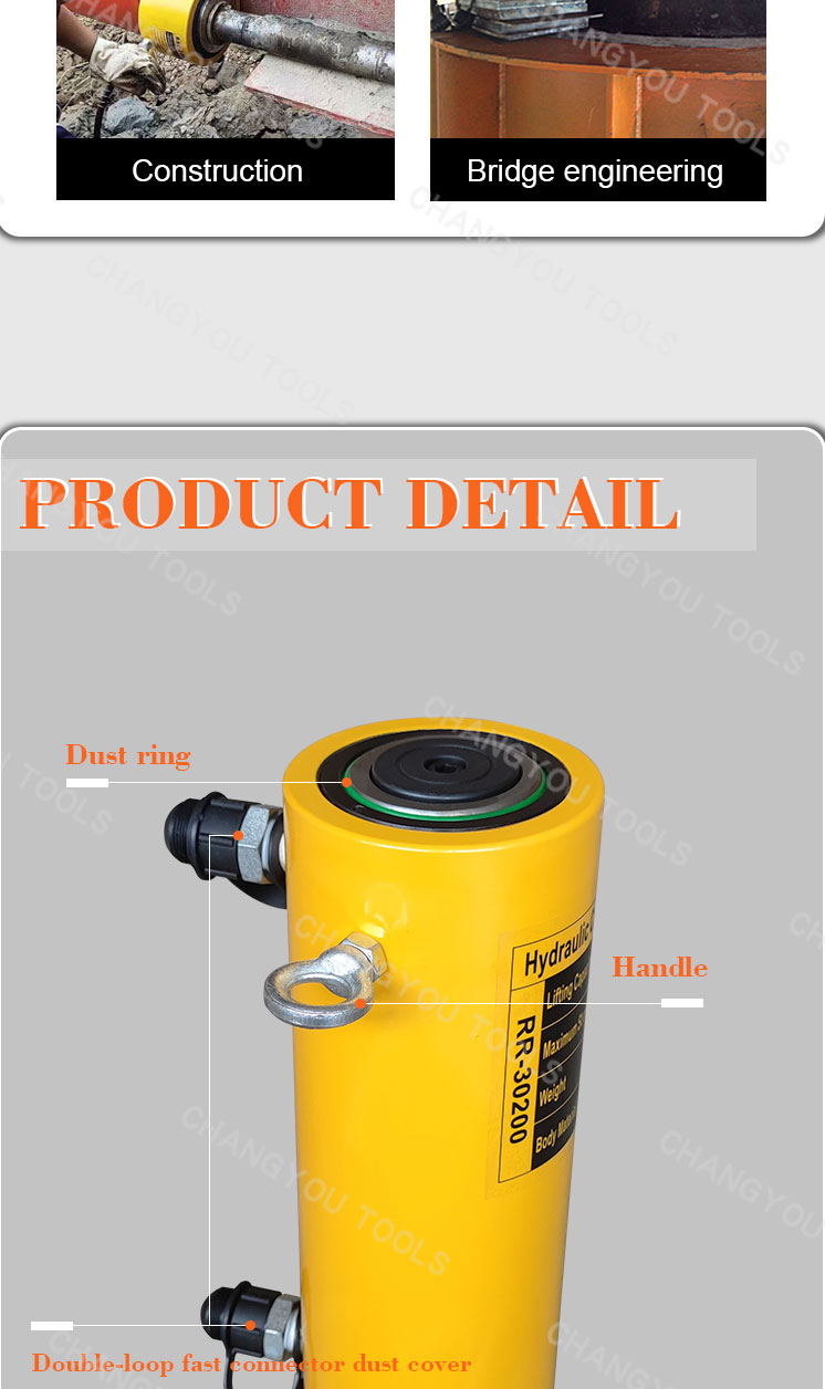 rr 30200 30 ton hydraulic return double acting hydraulic cylinders-6