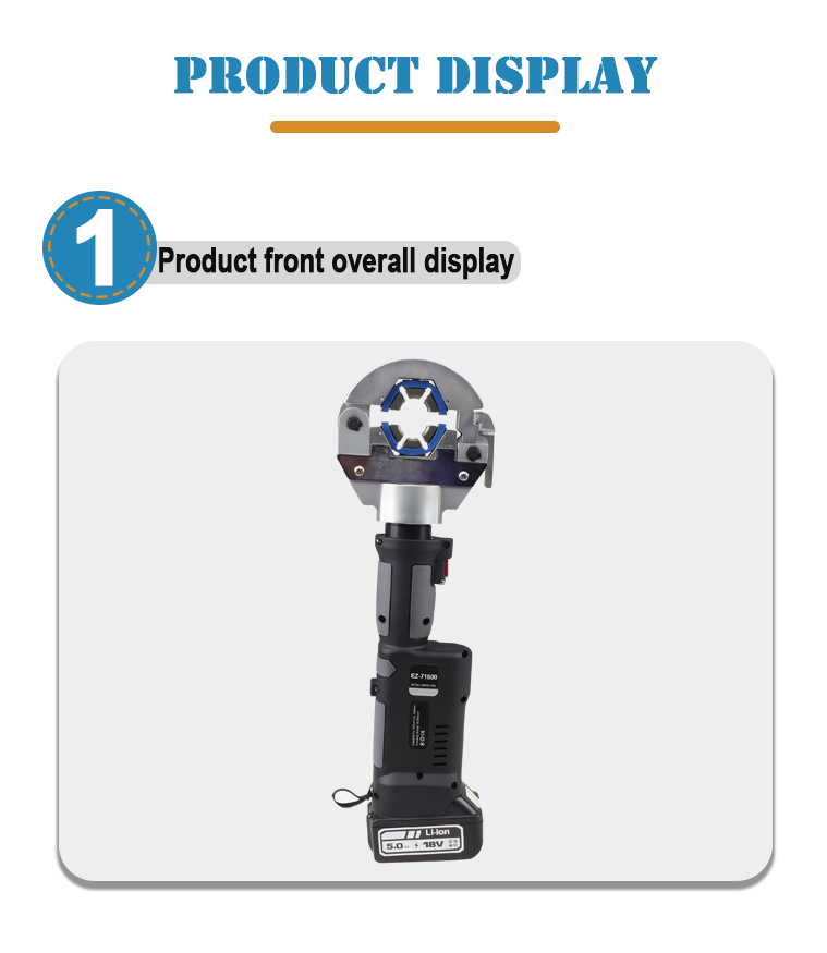 ls 71500 battery operated hydraulic hose crimper kit portable ac tool-6