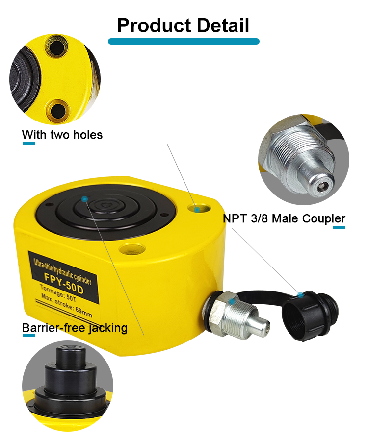 fpy 50d 50ton multistage hydraulic cylinder-2