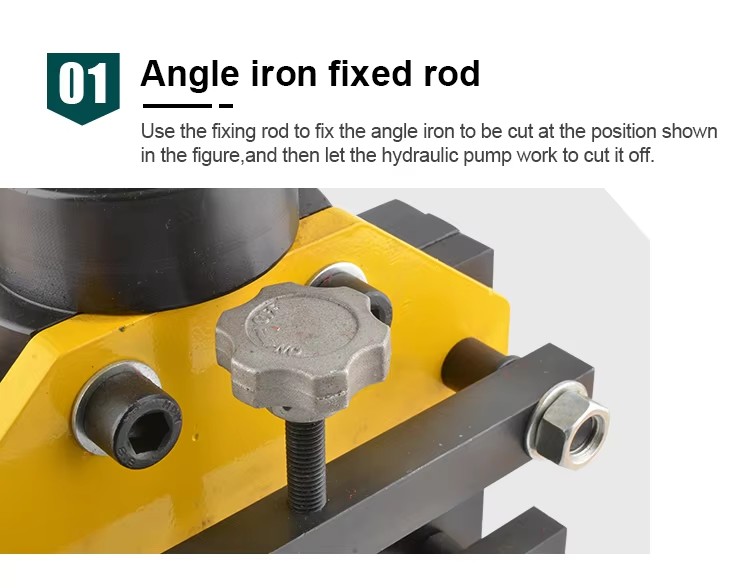 cac 75 hydraulic angle iron cutter for cutting angle steel bar 75756mm-6