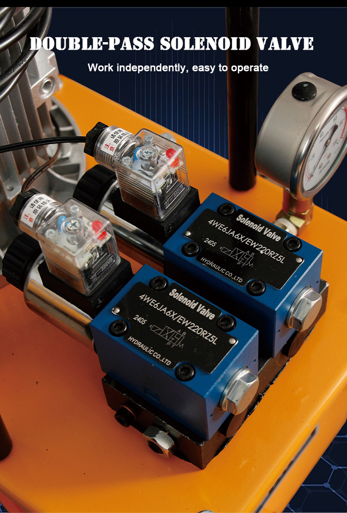 db150 z2 1500w high pressure hydraulic electric pump double acting-5