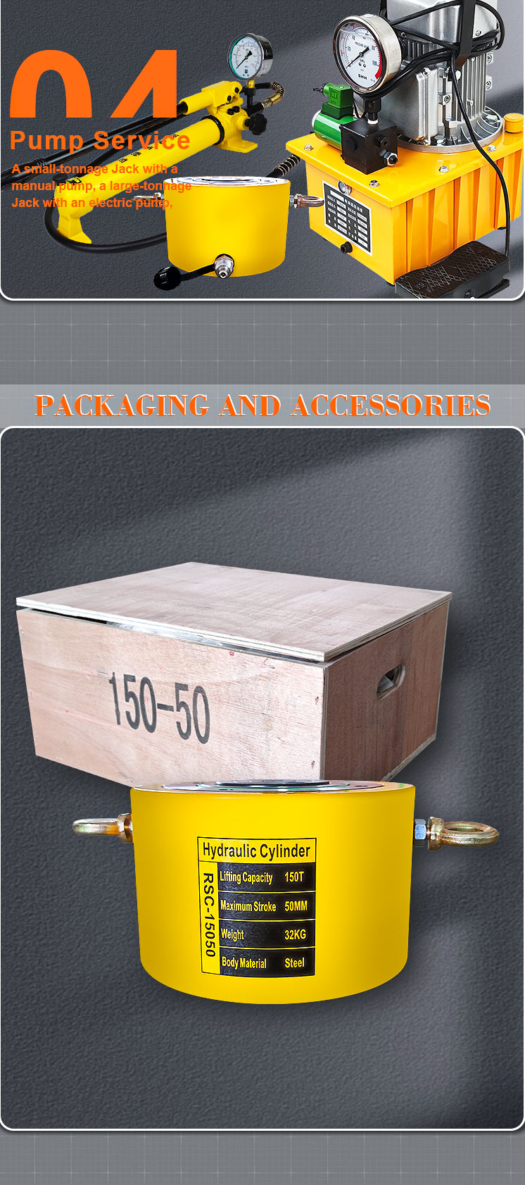 rsc 15050 single acting hydraulic jack cylinder-8