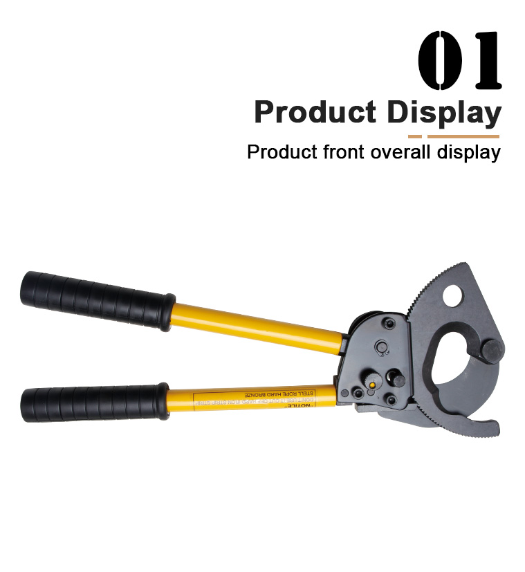 cc 400 heavy duty ratchet electric cable cutter tool armored cable wire cutter-5