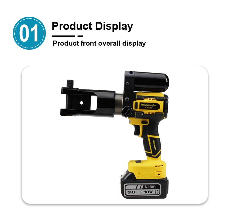 cm 300 rechargeable hydraulic clamp electro hydraulic crimping tool-4