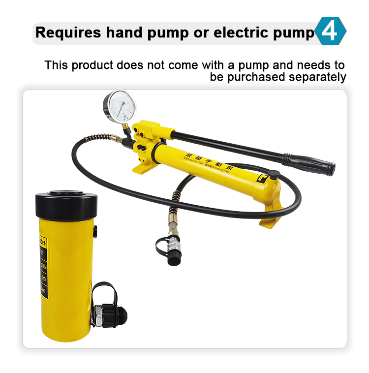 cll 10100 mechanical lock nut hydraulic jack cylinder 10ton-11