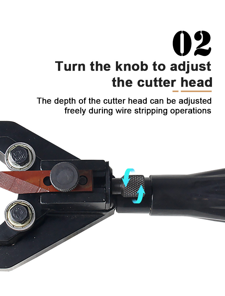 bx 40a cable knife stripping tools wire stripper-6