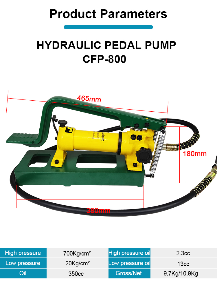 cfrp 800 hydraulics pumps high pressure foot pump-1