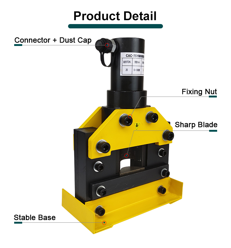 cac 75y hydraulic cutting tool busbar cut angle steel cutters-2