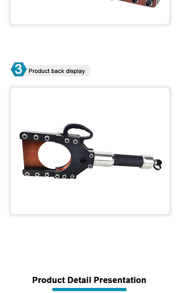 cpc 132h 15 ton hydraulic cable cutter shear armoured cable cutter-5