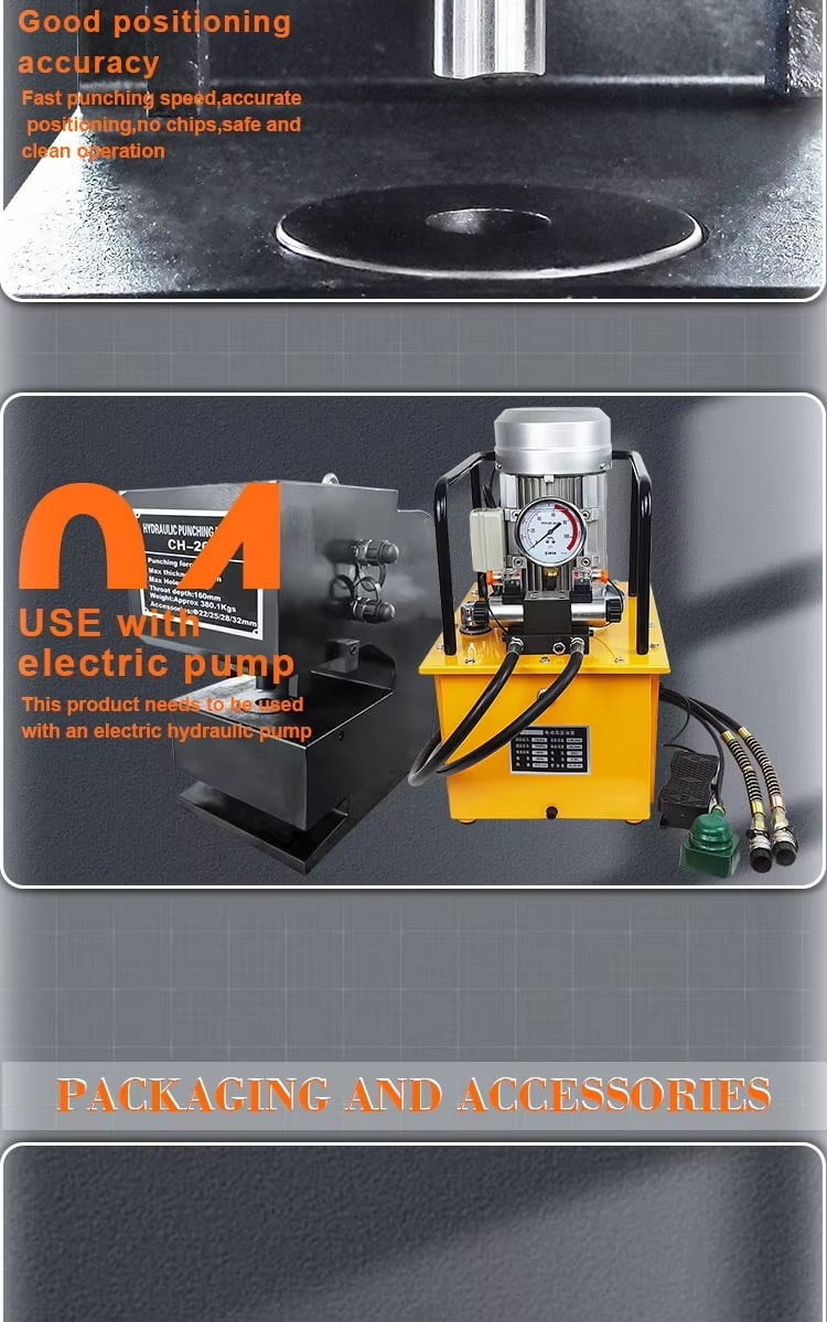 ch 200a 200ton hydraulic punching machine-8
