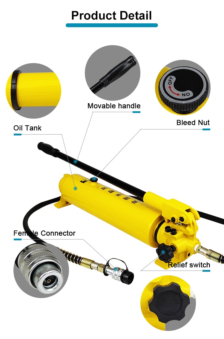 cp 700a hydraulic pump single acting high pressure hydraulic manual pump hand hydraulic pump-2