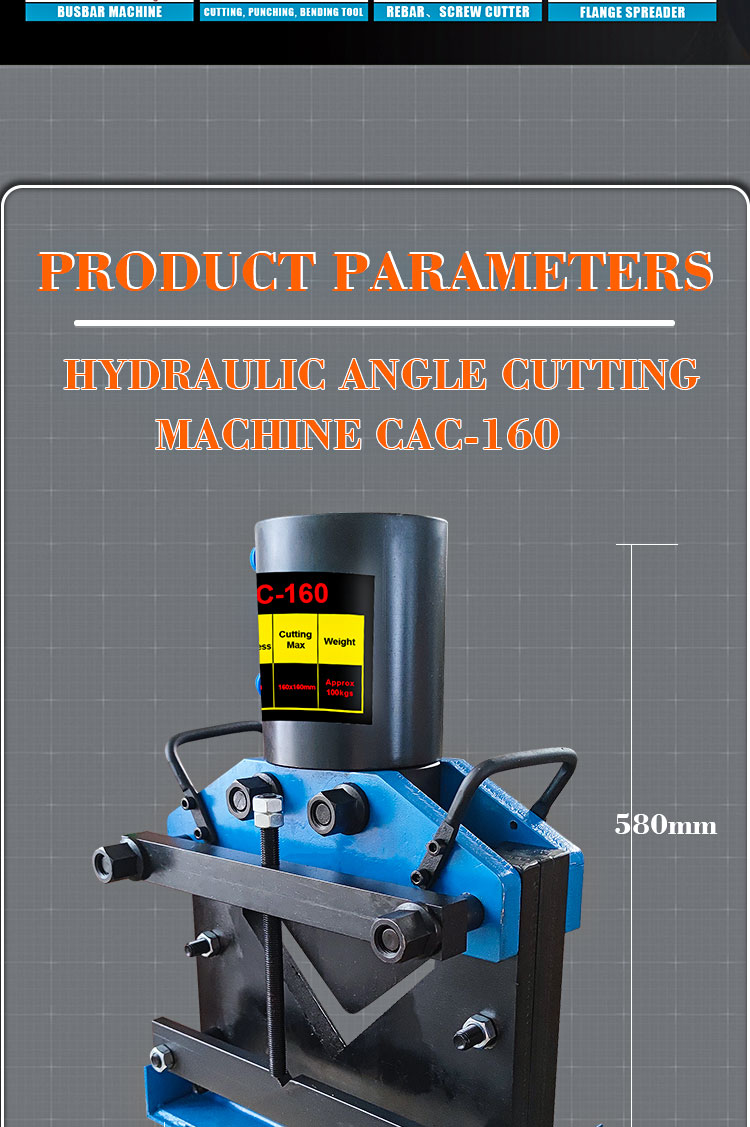 cac 160 hydraulic 100 ton angle iron cutting machine up to 16016014-1