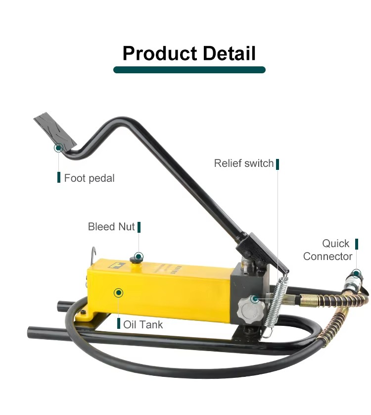 cfp 700d 70mpa high pressure portable hydraulic foot pump-4