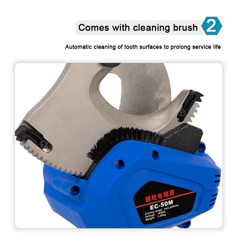ec 50m battery powered electric ratchet cable cutter for armored cable acsr323-7