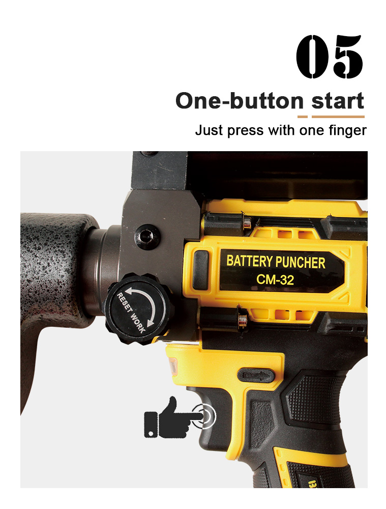 cm 32 rechargeable hydraulic puncher electric hydraulic punching tool-10