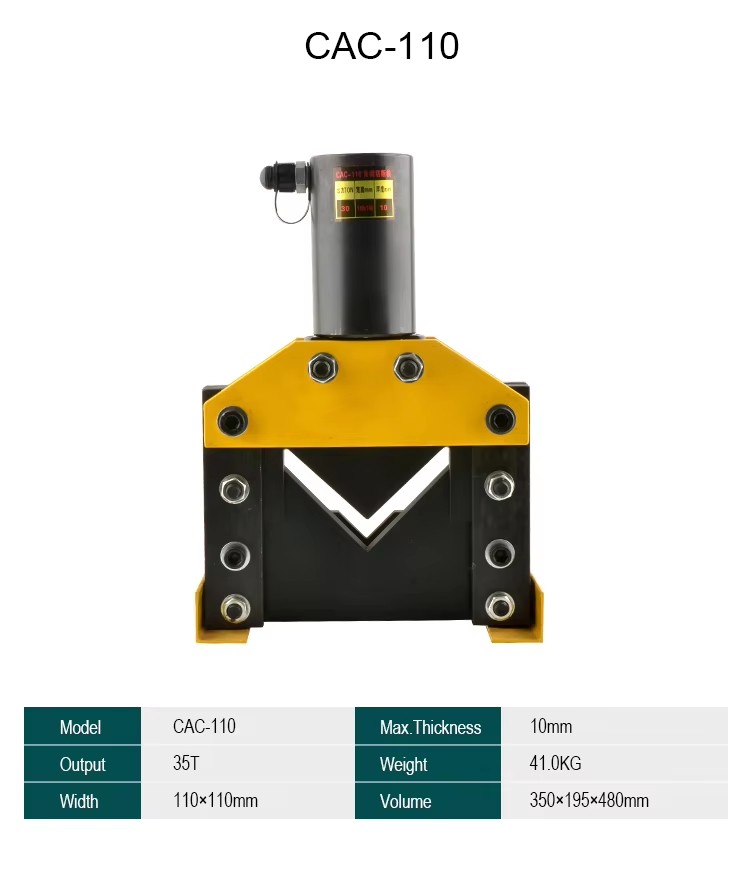 cac 110 hydraulic angle iron cutting machine up to 11011010-3