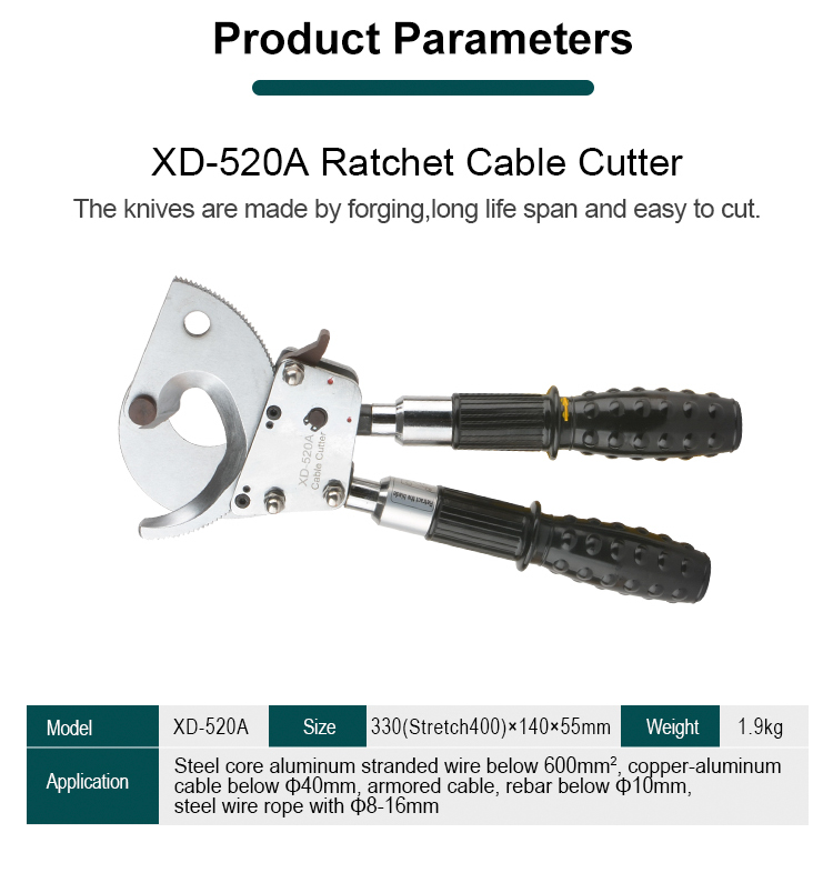 al cable cutter acsr cutting tool-1