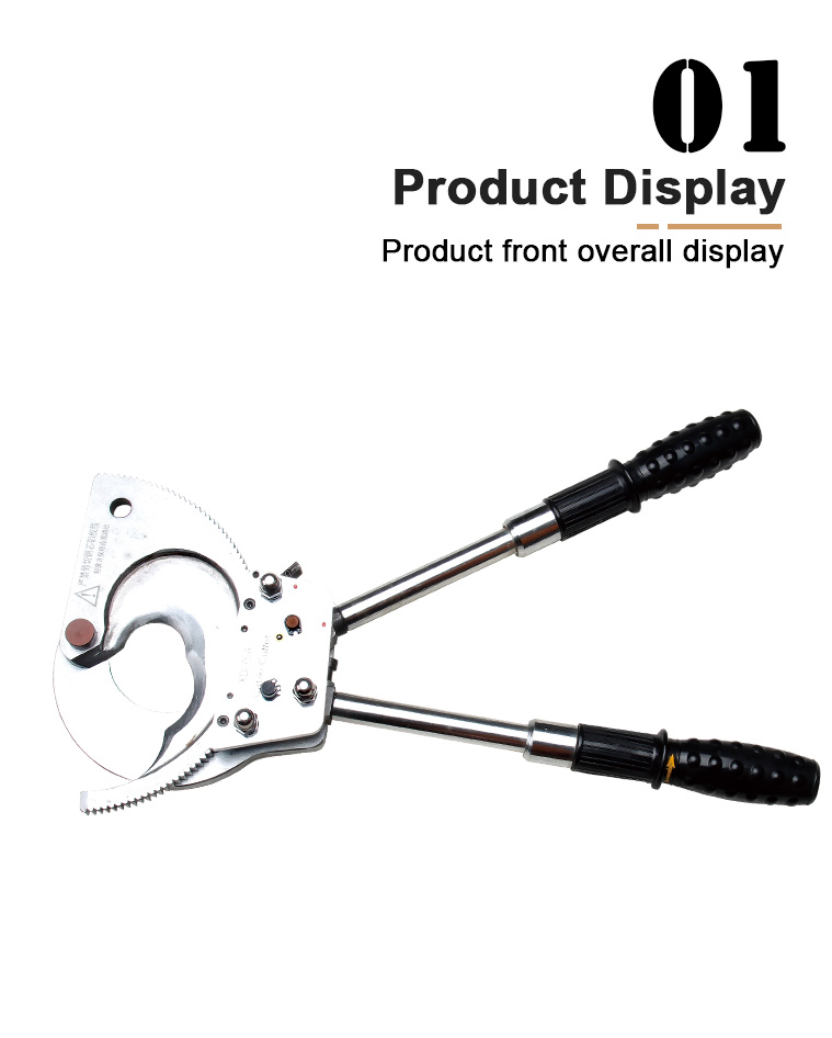xd 75a hydraulic cable cutter mechanical cable scissors ratchet with steel construction for cutting application-5