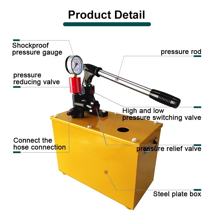 sb 16g accurate pressure control hand pressure test pump water test pump-3