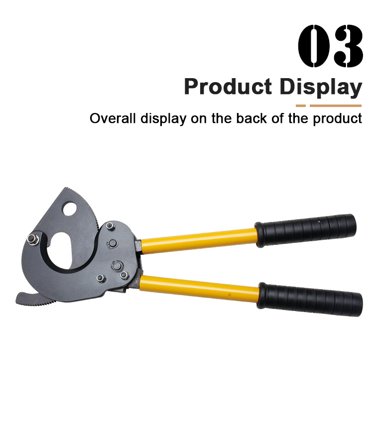 cc 400 heavy duty ratchet electric cable cutter tool armored cable wire cutter-7