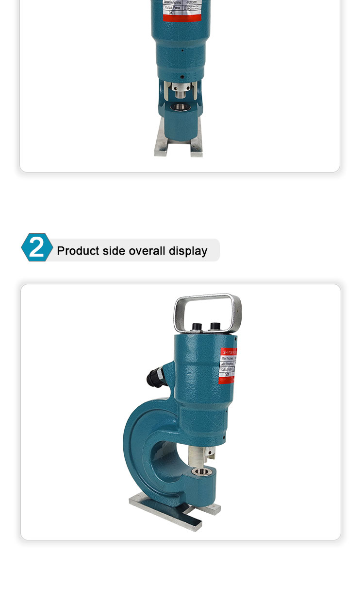 hydraulic automatic puncher split press type hole punching machine tool for metal sheet sh 70a-5