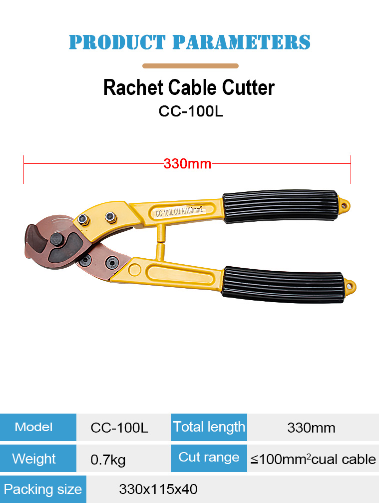 cc 100l ratchet cable cutter 100mm2 hand tools product-1