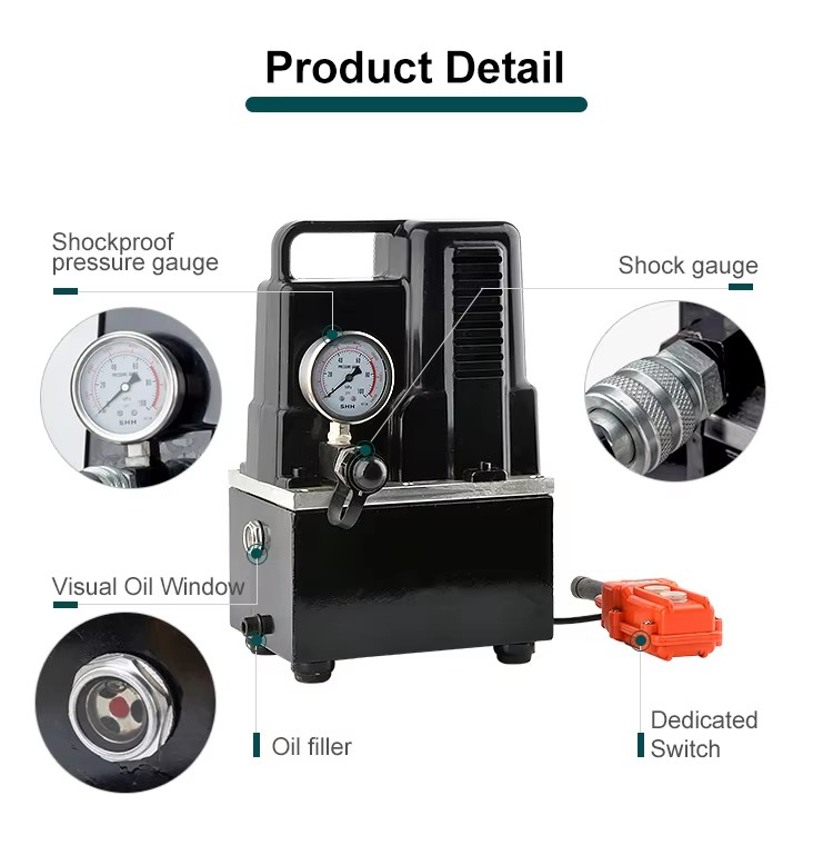 qq 700 700 bar electric powered hydraulic pump portable pumps-3