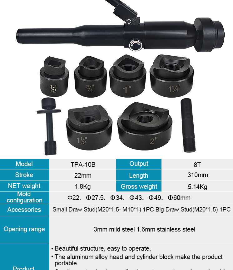 tpa 10b hydraulic hand hole digger-9