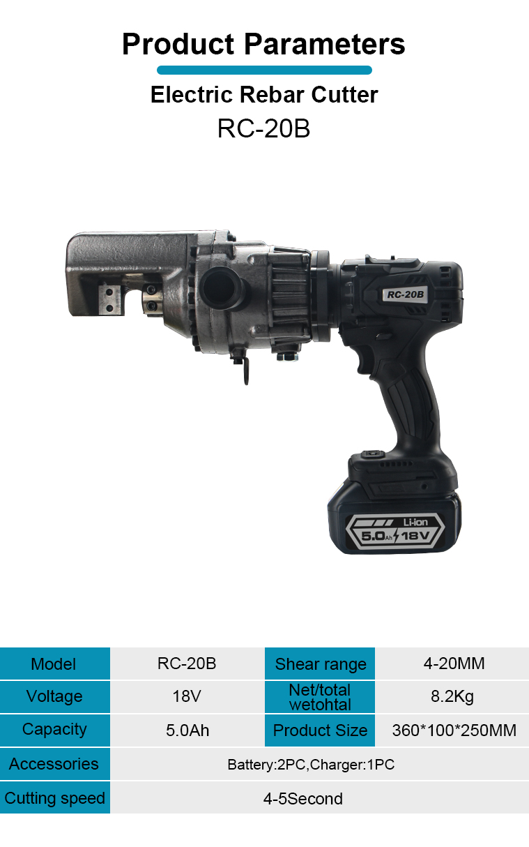 rc 20b cordless rebar cutter-1