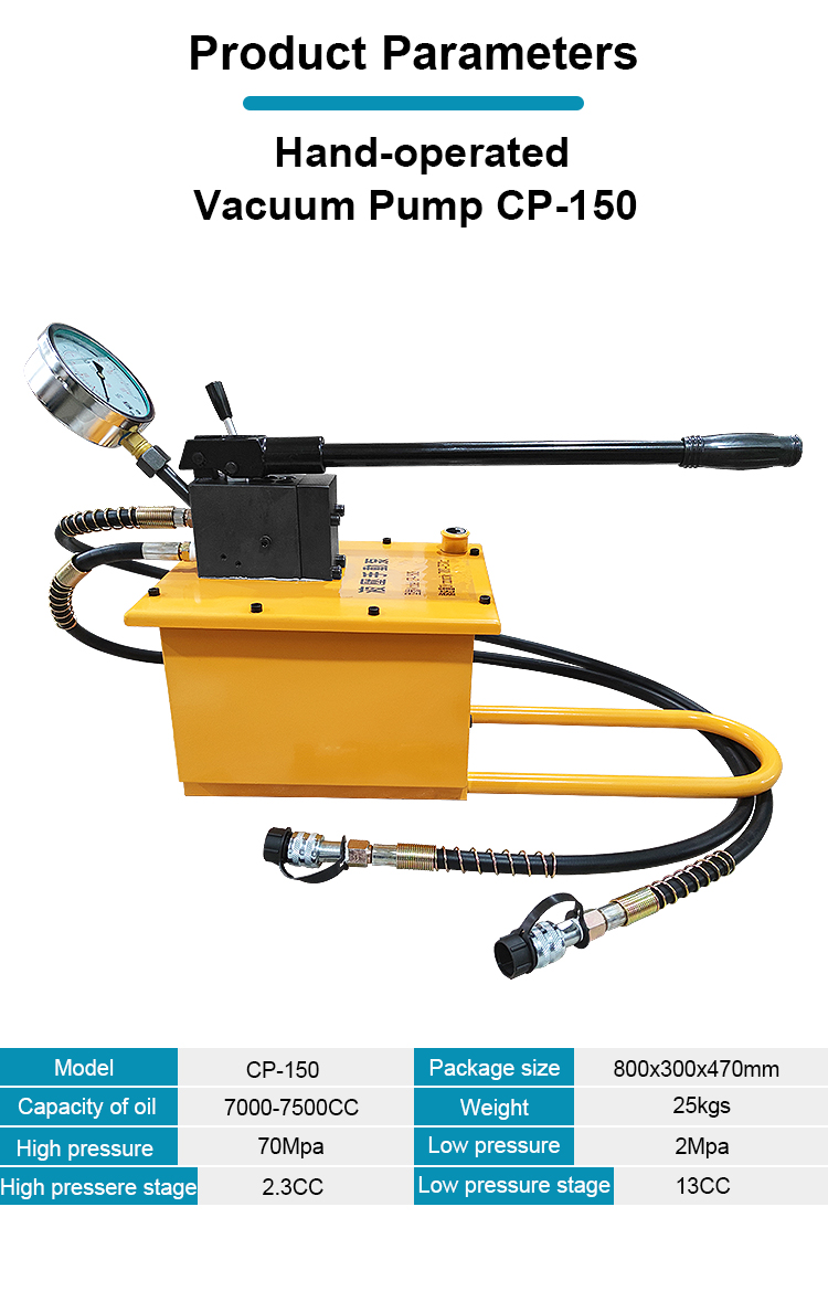 cp 150 double action hydraulic hand pump for industrial use-1