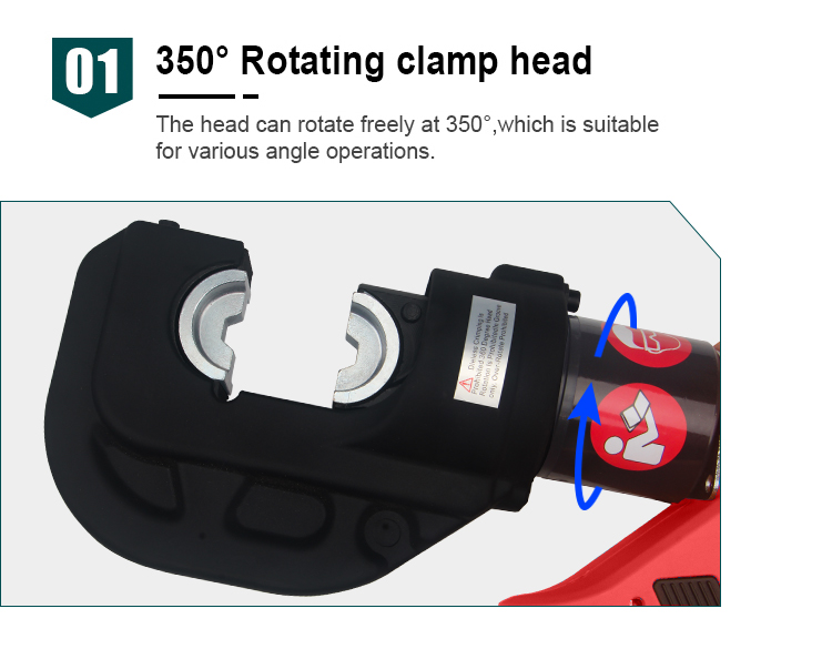 ez 400 16 400 sqmm battery powered hydraulic crimping tool crimper for cu al cable-4