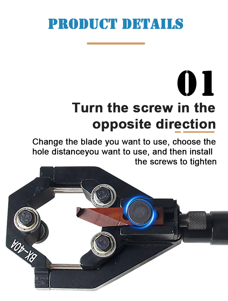 bx 40a cable knife stripping tools wire stripper-5