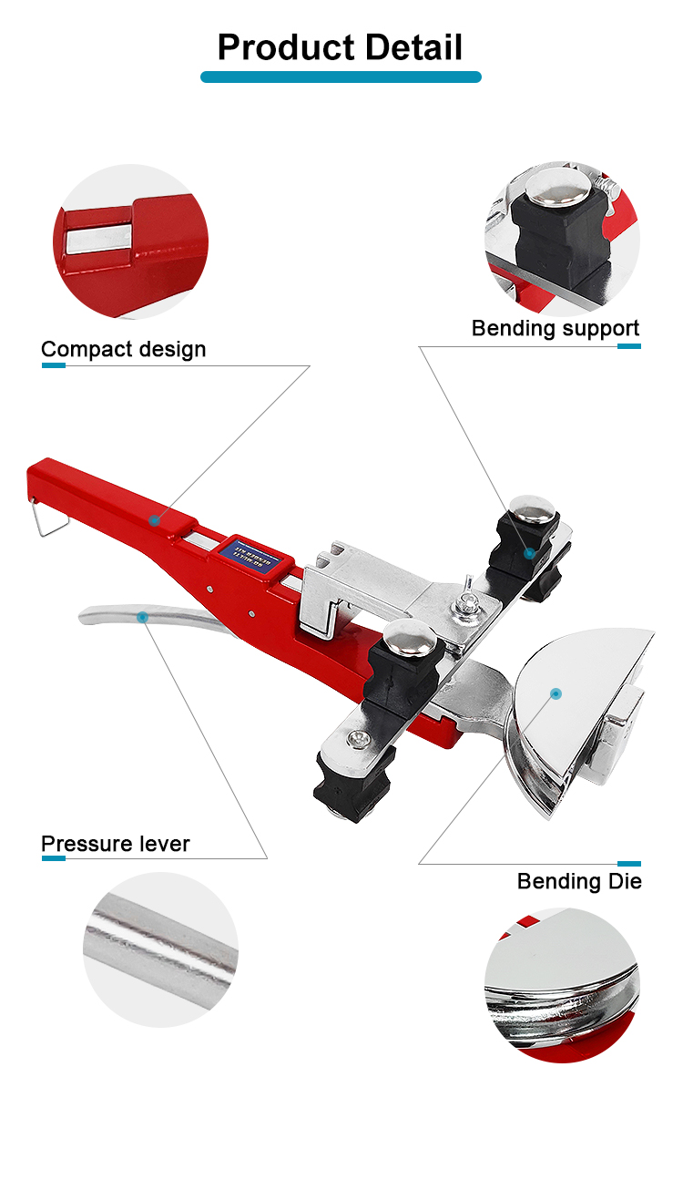 ct 999rf 6 22mm hand bender tool set hvac refrigeration copper pipe bending tools 90 degree tube bender kit-2